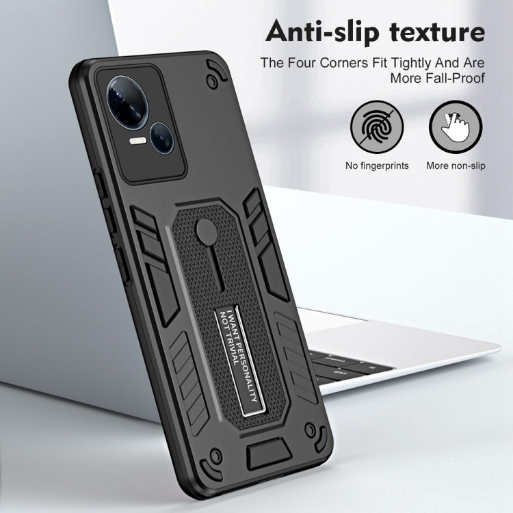 For Tecno Spark 10 5G Variety Brave Armor Finger Loop Holder Phone