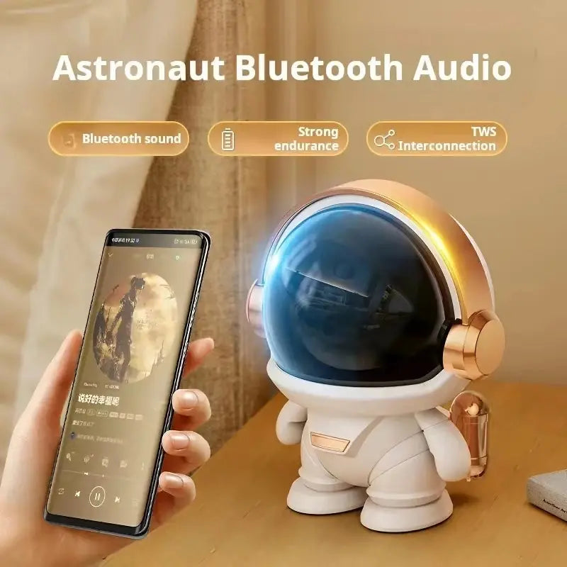 Astronaut Bluetooth Speaker Mini Portable HIFI Stereo Subwoofer Sound